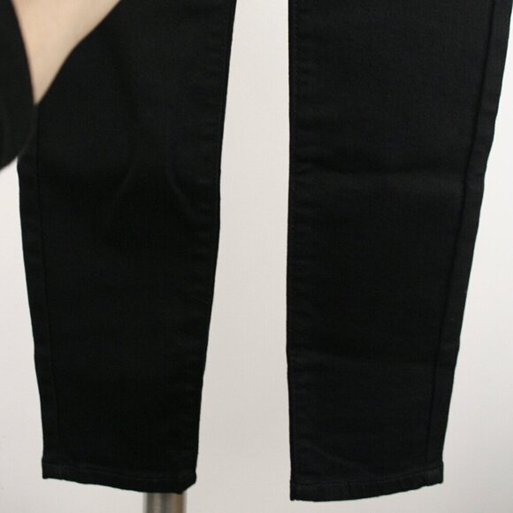 NWT Levi's Signature Black High Rise Skinny Denim Jean Sz 27 x 30 (4M) - Picture 4 of 10